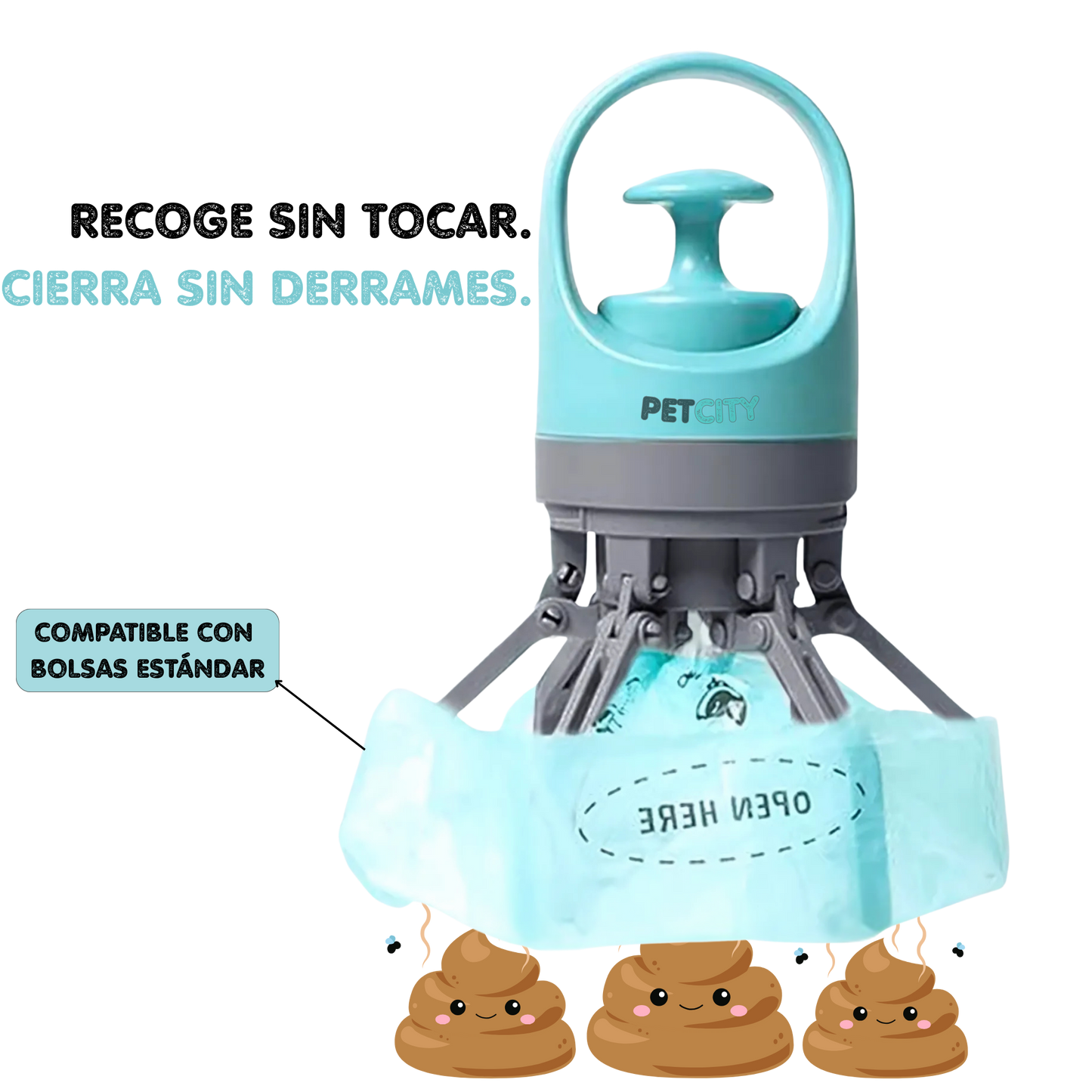 PetScoop® Recogedor portátil de popó